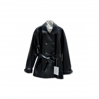 CHANEL MID-LENGTH LEATHER JACKET